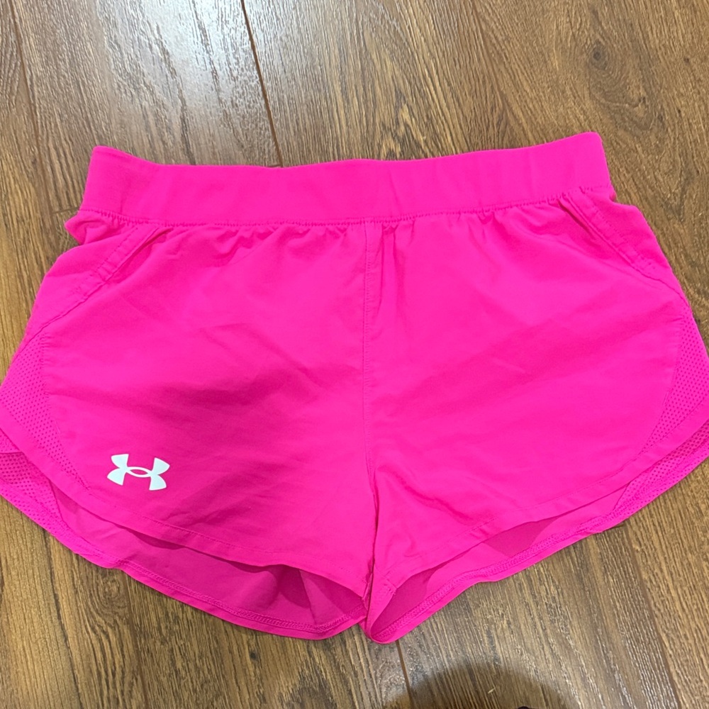 Under Armour Kids' Bright Pink Shorts